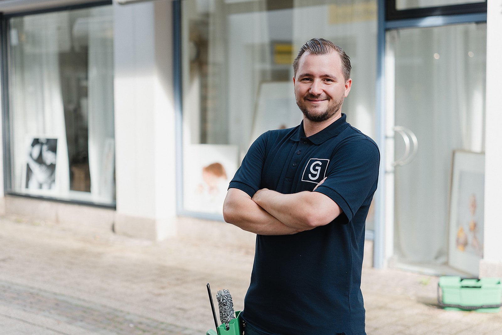 Florian Jüttner, Inhaber von Jüttner Glas- & Gebäudereinigung